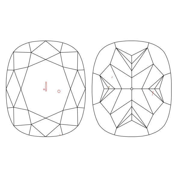 Inkluzie a cistota v prirodnom farebnom diamante cushion fancy ružový 1.06 ct SI2 9828890009_R5