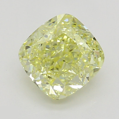 Prírodný farebný diamant s GIA certifikatom cushion fancy žltý 0.70 ct SI1 4829540064_Y5