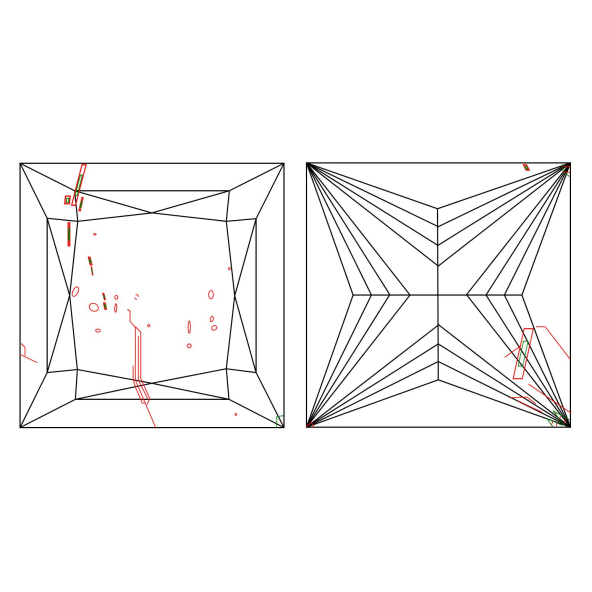 Inkluzie a cistota v prirodnom farebnom diamante princess fancy deep hlboká nahnedlo oranžovo ružový 1.01 ct I2 4828890004_R8