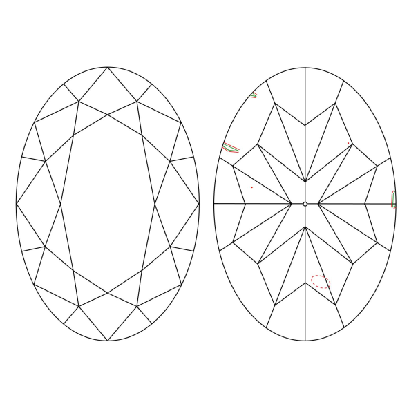 Inkluzie a cistota v prirodnom farebnom diamante oval fancy hnedo-zeleno žltý 1.54 ct VVS2 5829090345_Y5