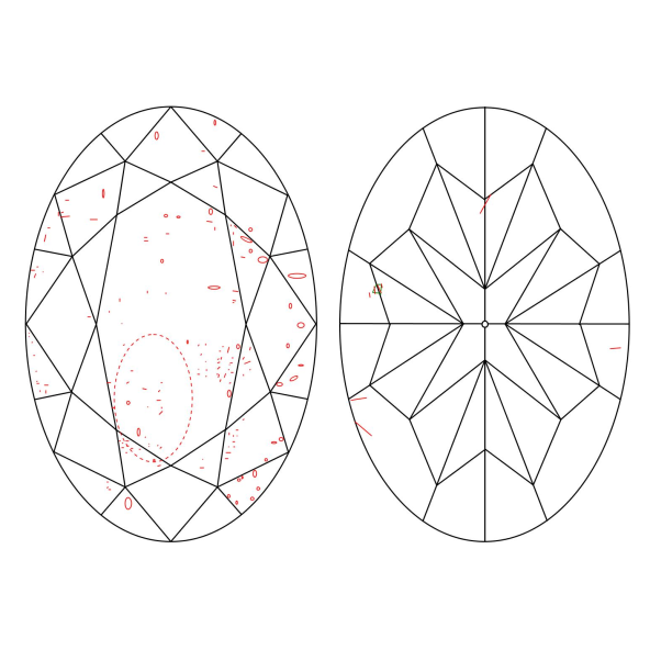 Inkluzie a cistota v prirodnom farebnom diamante oval fancy intense žltý 1.58 ct I1 6827240116_Y6