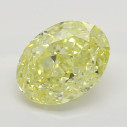 Farebný diamant oval, fancy intense žltý, 1,12ct, GIA
