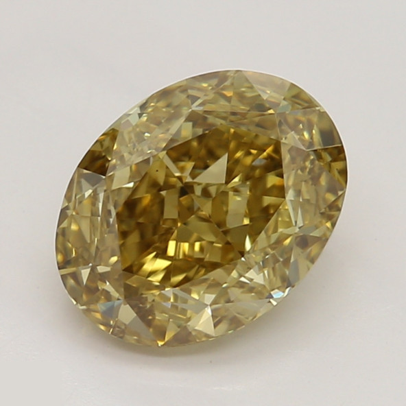 Prírodný farebný diamant s GIA certifikatom oval fancy deep hlboko nahnedlo žltý 1.10 ct VS1 8830320188_Y8