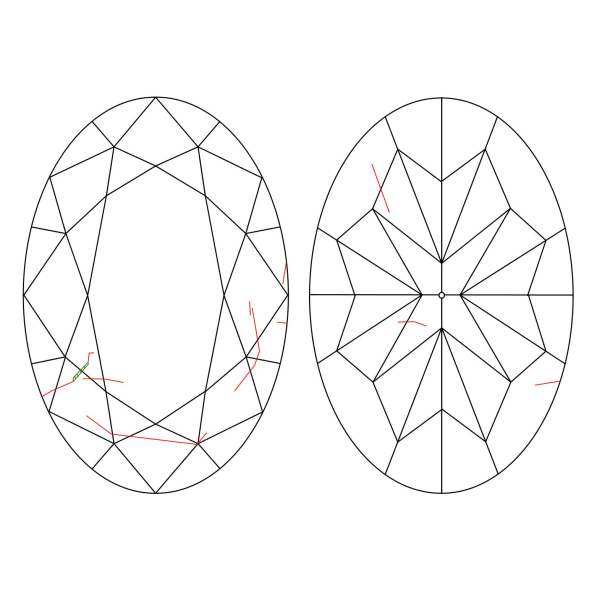 Inkluzie a cistota v prirodnom farebnom diamante oval fancy dark tmavo hnedý 1.19 ct I1 1828250180_T9
