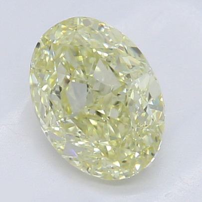 Prírodný farebný diamant s GIA certifikatom oval fancy žltý 0.72 ct IF 3860140033_Y5