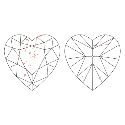 Prírodný farebný diamant s GIA certifikatom srdce fancy dark tmavohnedo nazelenalo žltý 3.03 ct I1 1829630171_Y9 2