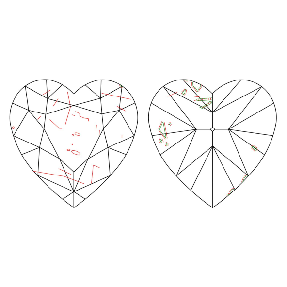 Inkluzie a cistota v prirodnom farebnom diamante srdce fancy dark tmavo hnedý 1.66 ct I2 4828440074_T9