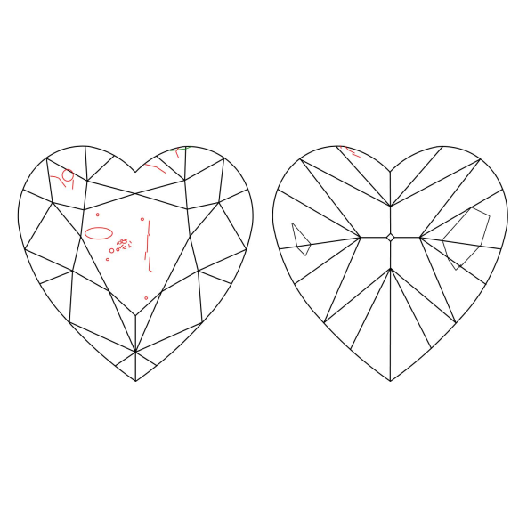 Inkluzie a cistota v prirodnom farebnom diamante srdce fancy dark tmavo hnedý 1.30 ct I1 4826570224_T9