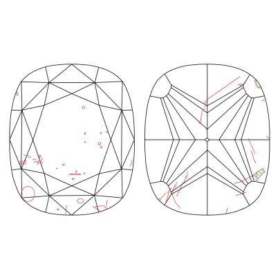 Prírodný farebný diamant s GIA certifikatom cushion fancy dark tmavo žltkasto hnedý 10.10 ct I1 2841520032_T9 2