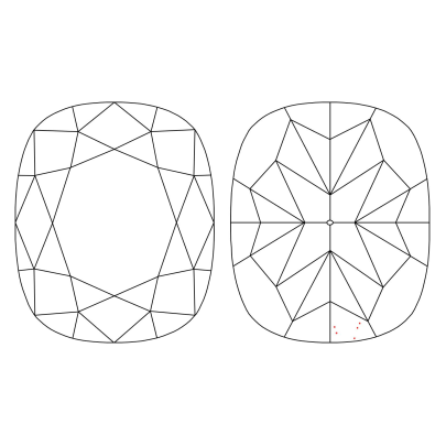 Prírodný farebný diamant s GIA certifikatom cushion fancy deep tmavo hnedo žltý 3.21 ct VVS1 5825640065_Y8 2