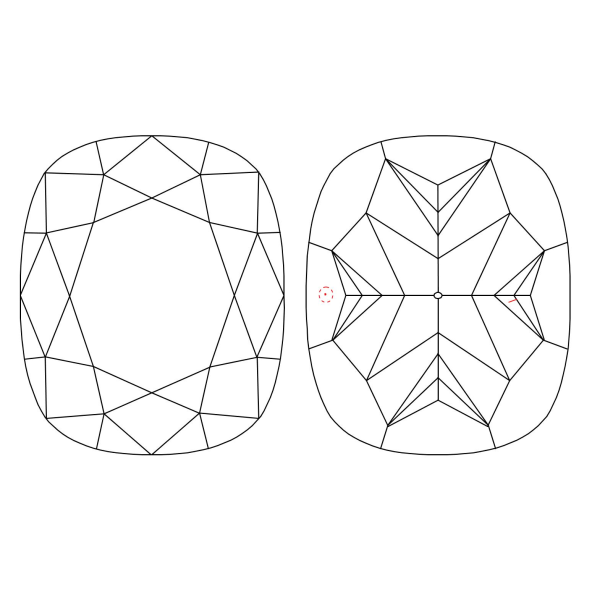 Inkluzie a cistota v prirodnom farebnom diamante cushion fancy light žltý 2.21 ct VS1 8830960718_Y4