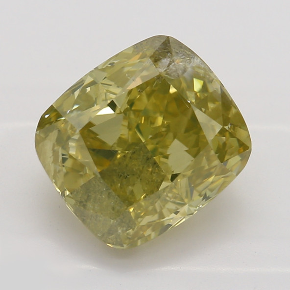 Prírodný farebný diamant s GIA certifikatom cushion fancy s nahnedlo žltou farbou 2.10 ct I2 8827470158_Y5