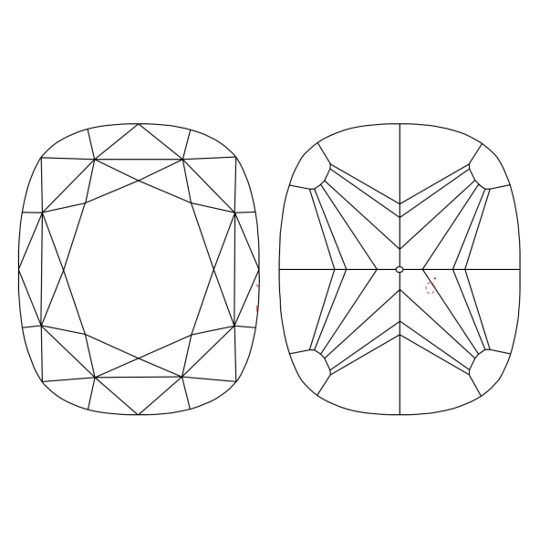 Inkluzie a cistota v prirodnom farebnom diamante cushion fancy intense žltý 1.30 ct VVS1 6826050206_Y6