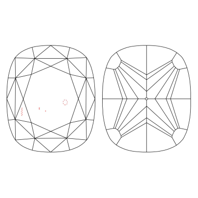 Prírodný farebný diamant s GIA certifikatom cushion fancy intense žltý 1.03 ct VS1 9829600539_Y6 2