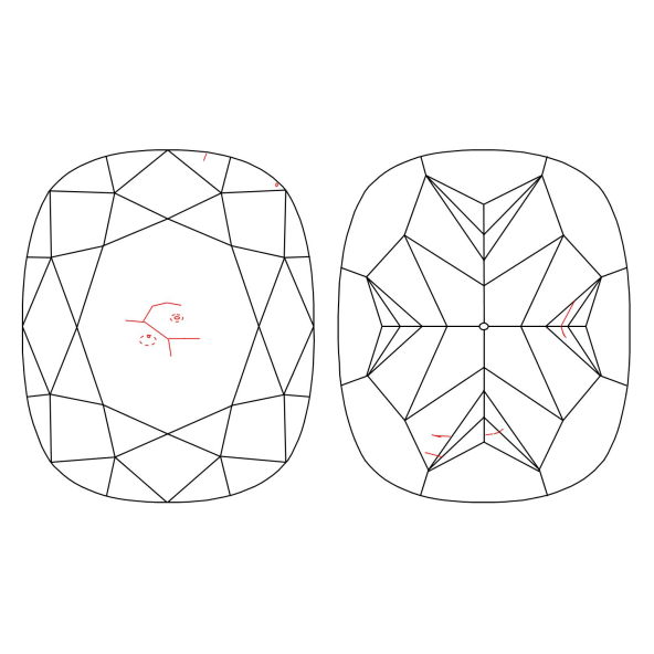 Inkluzie a cistota v prirodnom farebnom diamante cushion fancy light žltý 1.05 ct I1 6830070166_Y4