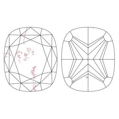 Prírodný farebný diamant s GIA certifikatom cushion fancy dark tmavo žltkasto hnedý 1.04 ct I1 6829000026_T9 2