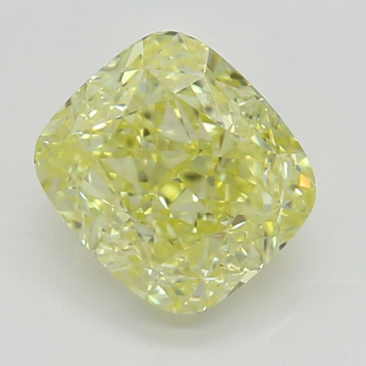 Prírodný farebný diamant s GIA certifikatom cushion fancy žltý 0.91 ct VVS1 9829600259_Y5
