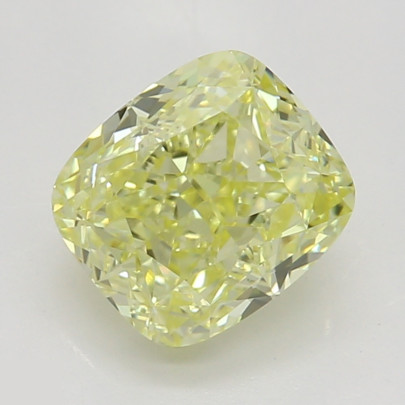 Prírodný farebný diamant s GIA certifikatom cushion fancy light žltý 0.91 ct VS1 7831200077_Y4