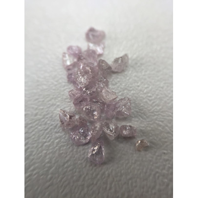 Prírodné surové light pink diamanty RD0012 2