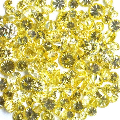 Fancy color diamant okrúhly briliant, fancy žltý 1,6 mm 0,02ct  BIRDY5YL-1,6 2