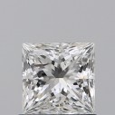 Prírodný diamant princess, I1, G, 0,8ct, GIA