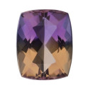 Ametrin antický cushion 11 x 9 mm, AA, Fazetovaný
