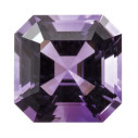 Ametyst asscher 6 x 6 mm, AA, Fazetovaný
