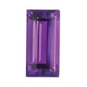 Ametyst rovná bageta 5 x 2 mm, AA, Fazetovaný