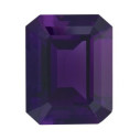 Ametyst emerald 8 x 6 mm, AAA, Fazetovaný