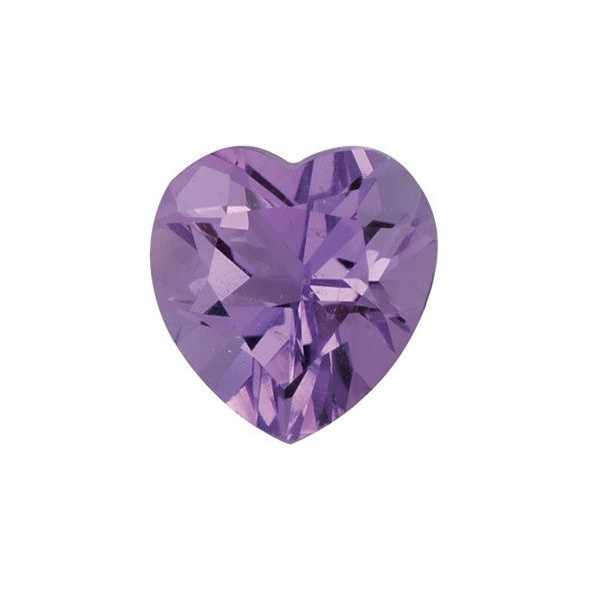 Ametyst srdce 5 x 5 mm 0,44ct Fazetovaný AMHFAPU-5
