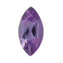Ametyst markíz 4 x 2 mm, B, Fazetovaný