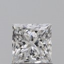 Prírodný diamant princess, VS2, F, 0,8ct, GIA