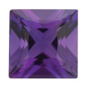 Ametyst štvorec 6,5 x 6,5 mm, AA, Princess cut