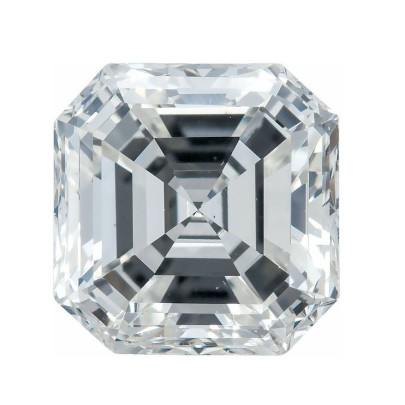 Briliant biely asscher 4 x 4 mm 0,28ct Fazetovaný BIAFSI2G-4
