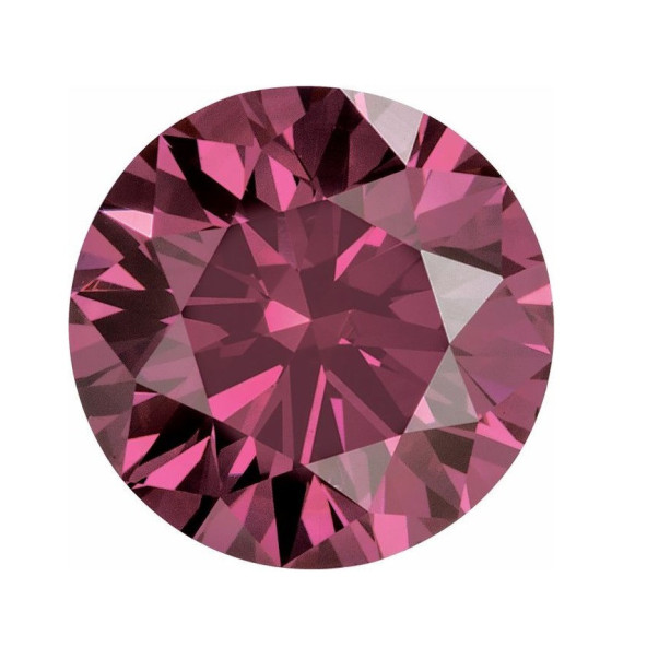 Prírodný diamant rúžový okrúhly briliant 6,5 mm 1ct Diamantový BIRDR10RO-6,5