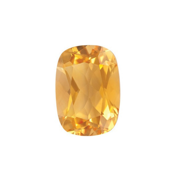 Citrín antický cushion 12 x 10 mm 5,02ct Fazetovaný CNUFAYL-12