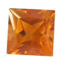 Citrín štvorec 6 x 6 mm, AAA, Princess cut