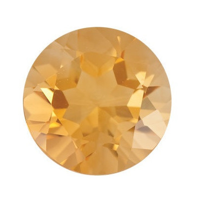 Citrín okrúhly 4 mm 0,21ct Fazetovaný CNRFAYL-4