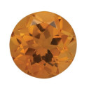 Citrín okrúhly 5,5 mm, AA, Fazetovaný