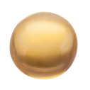 Citrín okrúhly 4 mm, AA, Kabošon