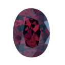 Granát rhodolit ovál 8 x 6 mm, AA, Fazetovaný