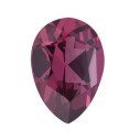 Granát rhodolit slza 8 x 5 mm, AA, Fazetovaný