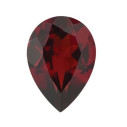 Granát mozambik slza 12 x 8 mm, AA, Fazetovaný