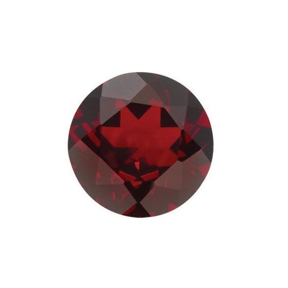 Granát mozambik okrúhly 9 mm 3,58ct Fazetovaný GRRFAAS-9