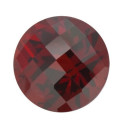 Granát mozambik okrúhly 8 mm, AA, Checkerboard cut