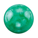 Jadeit okrúhly 5 mm, Standard, Kabošon