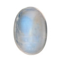 Mesačný kameň adulár dúhový ovál 10 x 8 mm, AA, Kabošon