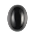 Ónyx ovál 9 x 7 mm, Standard, Kabošon