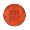 Opál Mexický ohnivý okrúhly 4,5 mm, AA, Fazetovaný