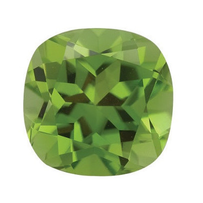 Peridot antický štvorec 5 x 5 mm 0,619ct Fazetovaný PEVFAAPE-5